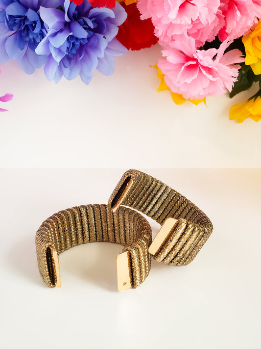 Wired Wrapped cuff bracelet