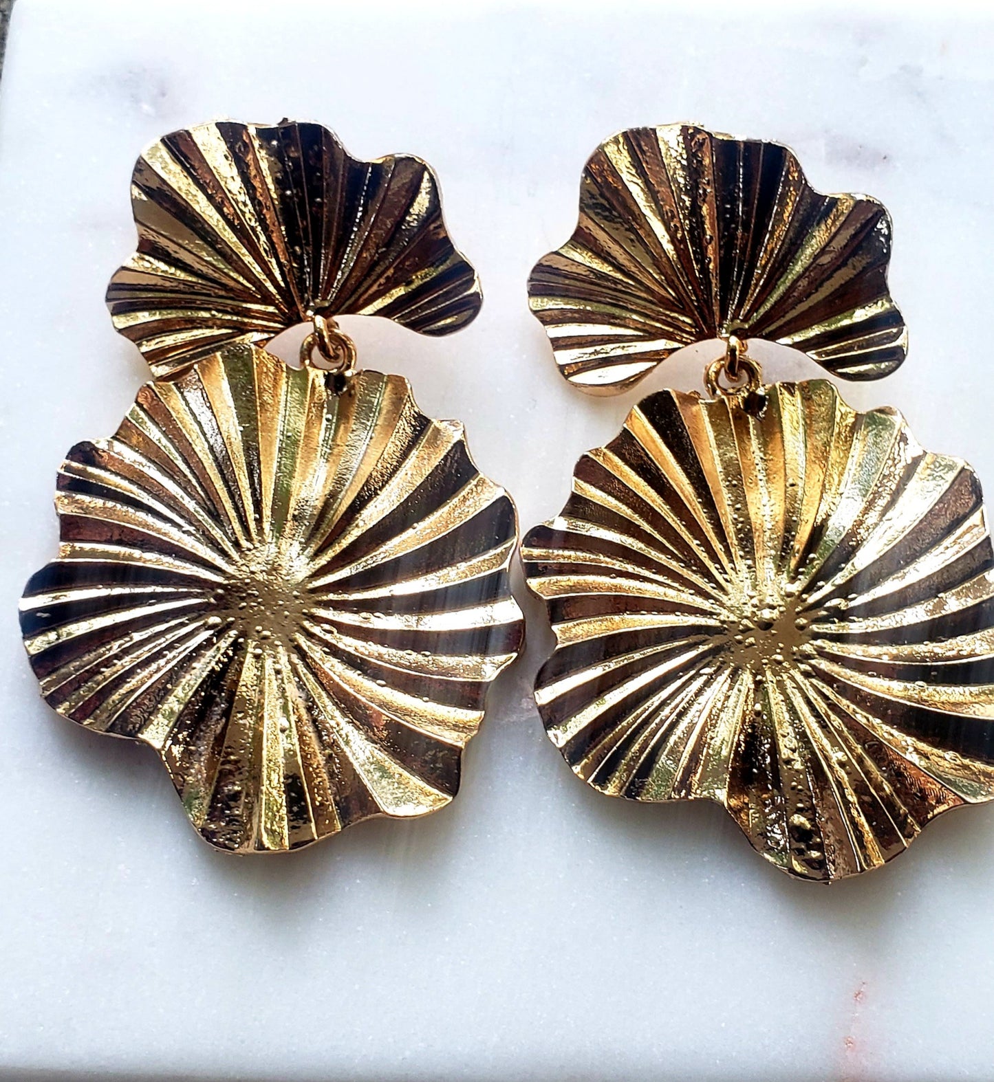 Golden Leaves earrings