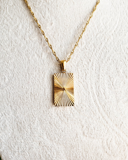 Sunburst Gold necklace