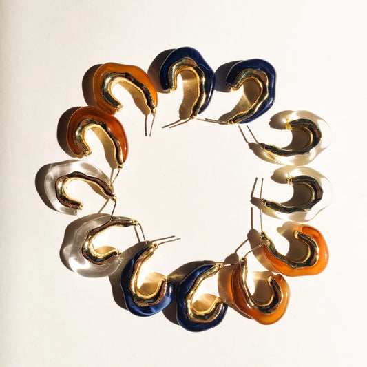 Lorena hoop earrings