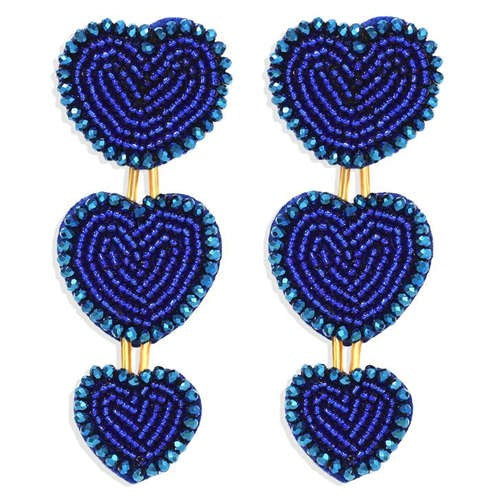 Triple Heart earrings